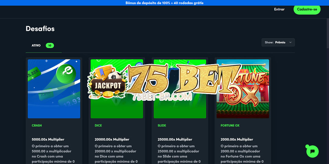75 bet Bônus
